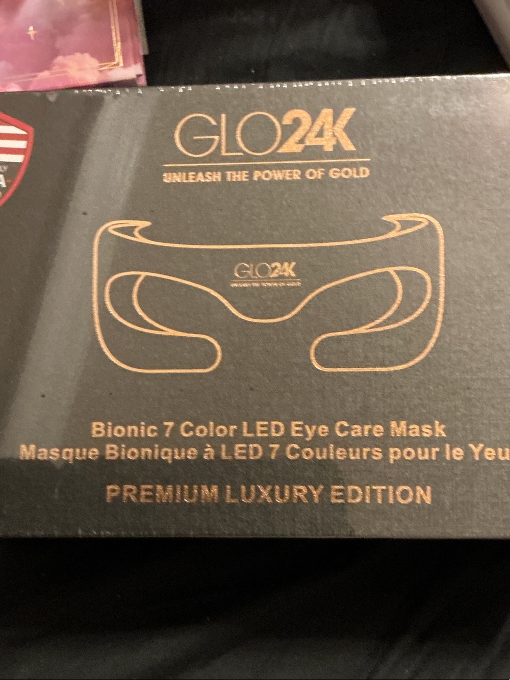 GLO24K LED Eye Care Mask - Bionic 7-Color Therapy